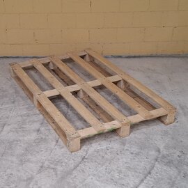 Einweg Holzpalette gebraucht 80x120