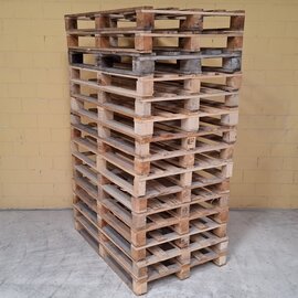 15 Einweg Holzpaletten gebraucht 80x120