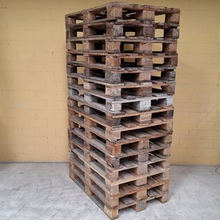 Mehrwegpaletten stark gebraucht EPAL 15x D 80x120