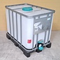 Trinkwasser IBC Wassertank 600 Liter NEU (mit neuer Blase) auf Voll- Kunststoff- Palette lebensmittelecht