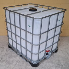 IBC 1000l NEU WEISS MARMORIERT auf HYBRID
