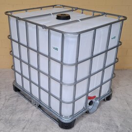 IBC 1000l NEU WEISS MARMORIERT W022 auf HYBRID