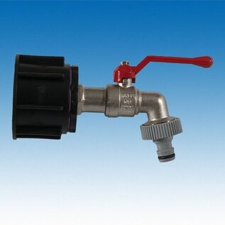 IBC Regenwassertank Auslauf Kugelhahn Wasserhahn GARDENA