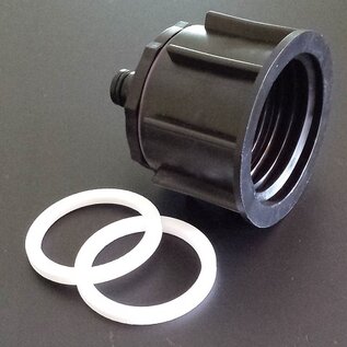 IBC S60x6 2'' Adapter mit GARDENA kompatibler Kupplung für Schläuche mit GARDENA-Kupplung