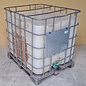 Abfall-Behälter 1000 Liter auf IBC Stahl-Palette gebraucht