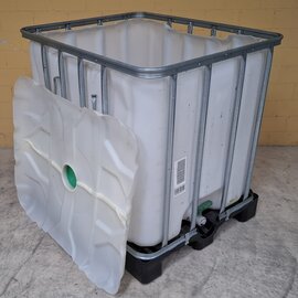 IBC Abfall Container 1000l auf Kunststoff gebraucht