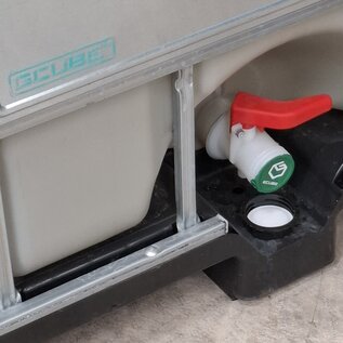 IBC Wassertank 1000 Liter für den Garten aus RECYCLING-Material