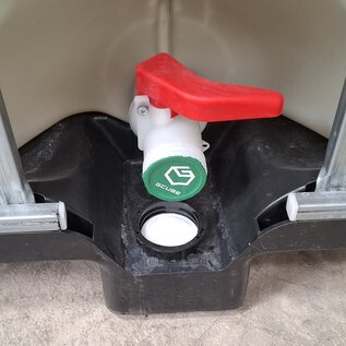 IBC Wassertank 1000 Liter für den Garten aus RECYCLING-Material