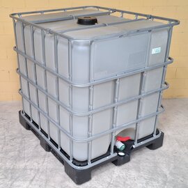 Garten Regentonne IBC 1000l aus Recycling-Material