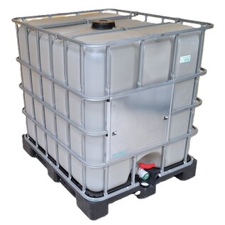 IBC Wassertank 1000 Liter für den Garten aus RECYCLING-Material