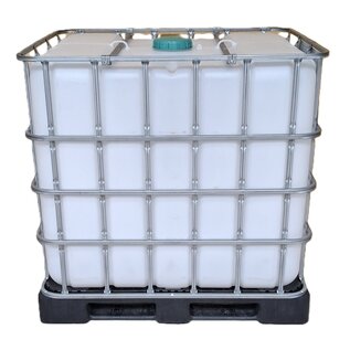 IBC Container 1000 Liter NEU (neue Blase) auf Kunststoff-Palette für Lebensmittel