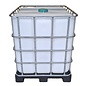 IBC Container 1000 Liter NEU (neue Blase) auf Kunststoff-Palette für Lebensmittel