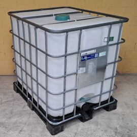 IBC Trinkwasser Tank 1000l NEU 3" auf Kunststoff