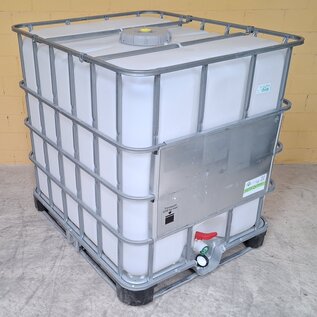 1000 Liter IBC Trinkwasser Container mit GROSSEM EINLAUFDECKEL