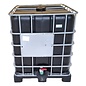 IBC Wassertank für Lebensmittel mit UV Schutz 1000 Liter NEU (mit neuer SCHWARZER Blase) auf Kunststoff-Palette