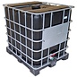 IBC Wassertank für Lebensmittel mit UV Schutz 1000 Liter NEU (mit neuer SCHWARZER Blase) auf Kunststoff-Palette