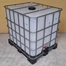 IBC 1000 l NEU MARMORIERT 042 auf Kunststoff-Palette