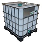 IBC weiss transparent für Lebensmittel komplett NEU 1000 Liter auf Kunststoff-Palette