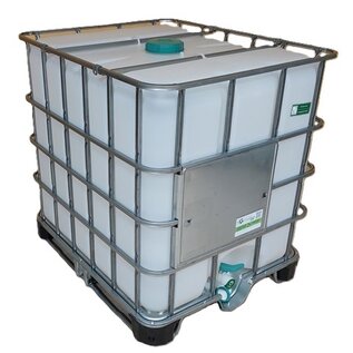 IBC Container 1000 Liter NEU für Lebensmittel auf Stahl-PE-Palette