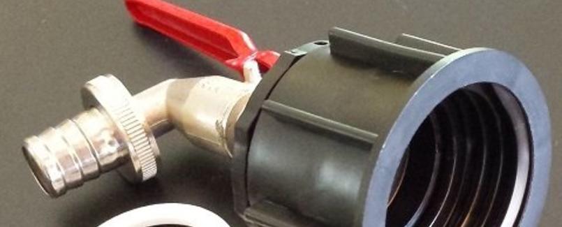REGEN-USER Wagenhausen, IBC Adapter Wasserhahn