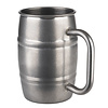 APS-Germany “Beer Mug” drinkbeker | RVS | Ø 8.5 cm x H 13 | 0.50 liter | Mat RVS