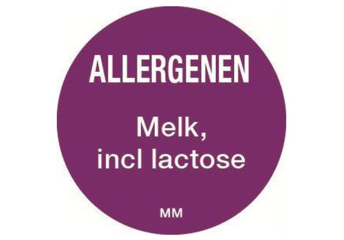 Stylepoint Allergie melk sticker rond 25 mm 1000/rol