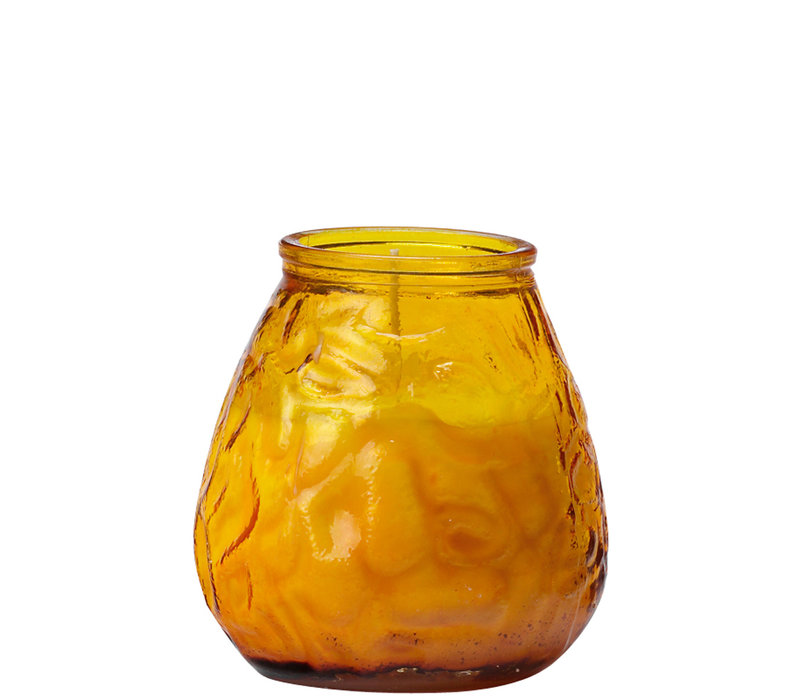 70-uurs terraskaars glas amber verpakt per 12 stuks