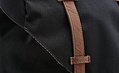 Black and brown backpack