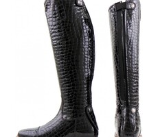 Horka Paardrijlaarzen Tiffany Croco lak
