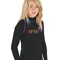 Osprey (Fluid) Rash Vest Meisje Zwart