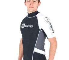 Osprey (OSX) Rash Vest Man Zwart/Wit