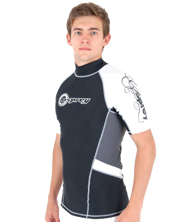 Osprey Rash Vest Man (Zwart/Wit) kopen? Bestel hier je Rash Vest zonder verzendkosten.