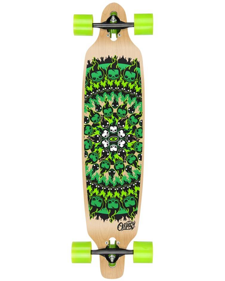 Osprey Longboard Flame Skull kopen? Bestel hier je Longboards zonder verzendkosten