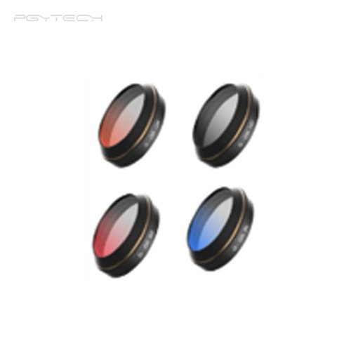 PGYTECH PGYTech Set Graduated ND Filters Voor DJI Mavic Pro (Rood, Blauw ,Oranje, Grijs verloopfilter)