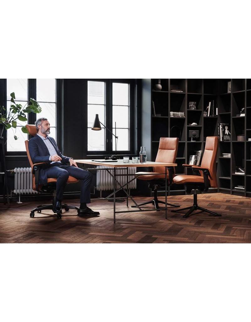 HÅG HAG Tribute 9031  luxe leren bureaustoel met hoge rugleuning