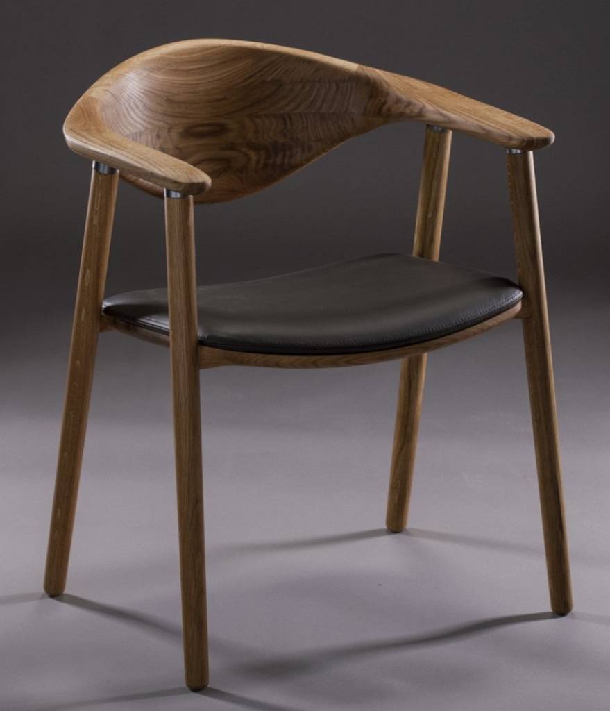 Taalkunde Monumentaal porselein Artisan Naru houten stoel - Design Online Meubels