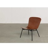 David design David design Hammock lounge stoel met leren bekleding