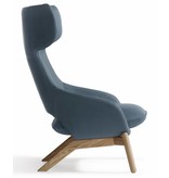 Artifort Artifort Kalm lounge fauteuil met houten frame