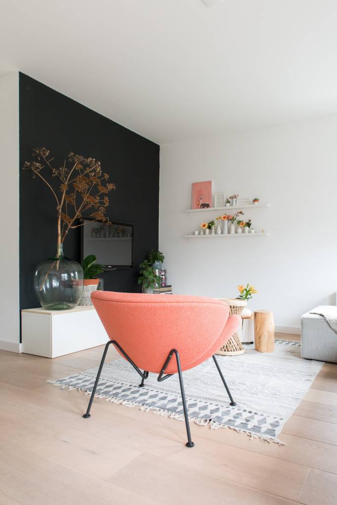 levenslang houten Terzijde Artifort Orange Slice stoel - Design Online Meubels