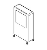 Cascando Cascando Pillow Space ruimteverdeler/magnetisch glazen whiteboard