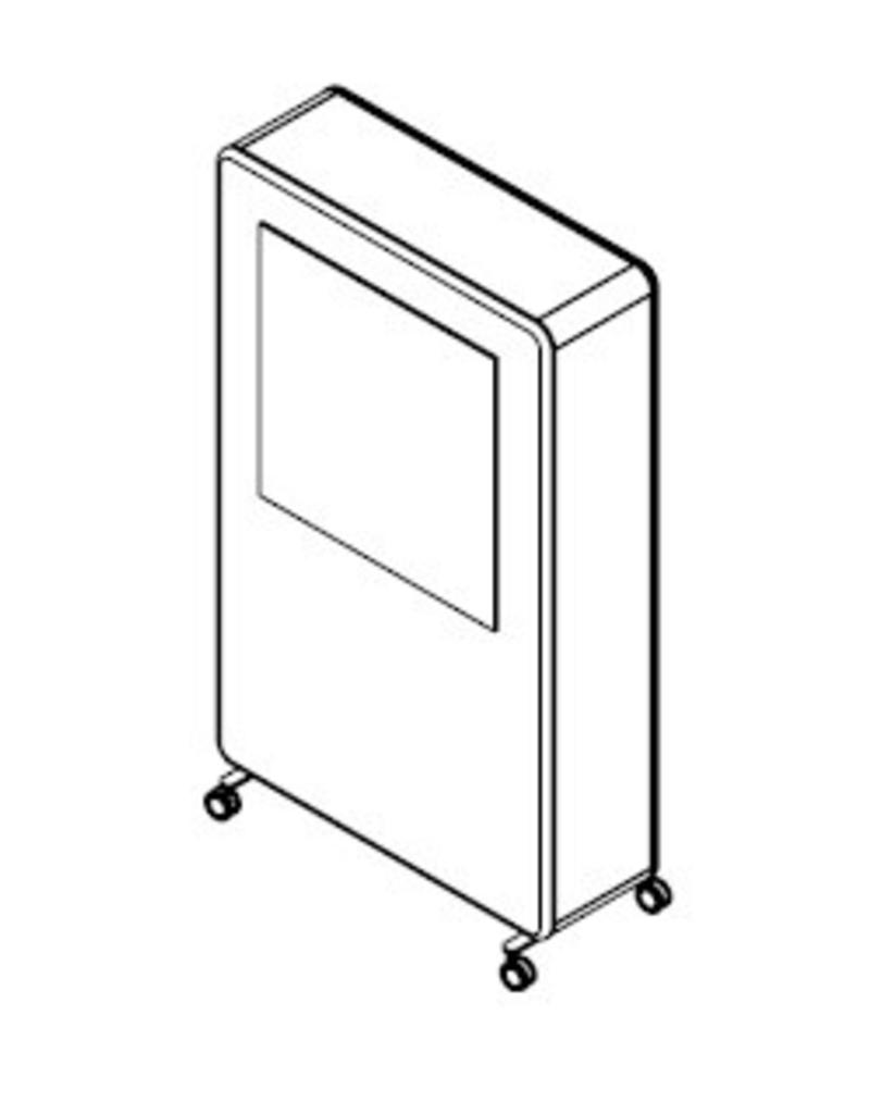 Cascando Cascando Pillow Space ruimteverdeler/magnetisch glazen whiteboard