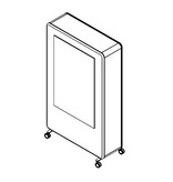 Cascando Cascando Pillow Space ruimteverdeler/magnetisch glazen whiteboard