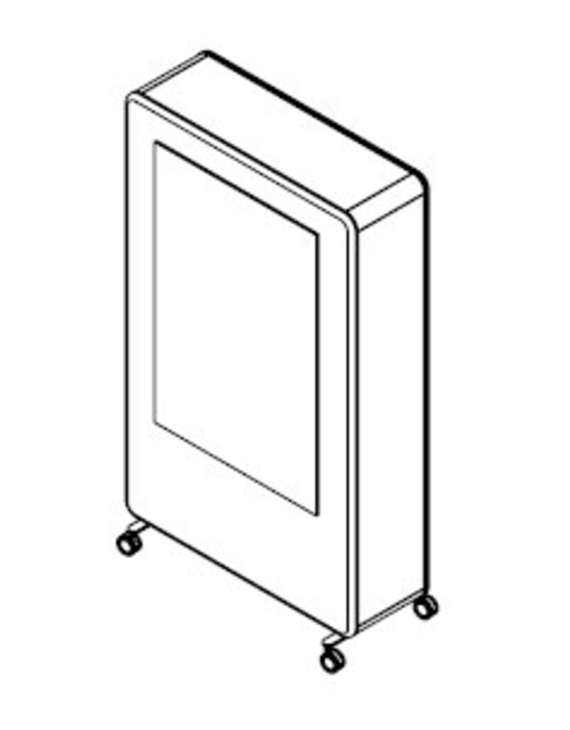 Cascando Cascando Pillow Space ruimteverdeler/magnetisch glazen whiteboard