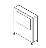 Cascando Cascando Pillow Space ruimteverdeler/magnetisch glazen whiteboard