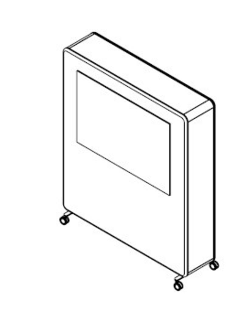 Cascando Cascando Pillow Space ruimteverdeler/magnetisch glazen whiteboard