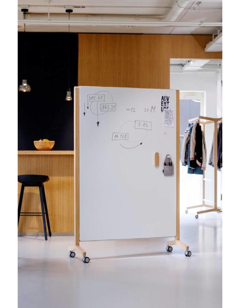 Cascando Cascando Round20 Wood whiteboard met houten frame