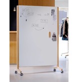 Cascando Cascando Round20 Wood whiteboard met houten frame