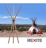 Rexite Rexite Tepee staande houten kapstok