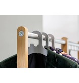 Cascando Cascando Round20 Single verrijdbare houten garderobe