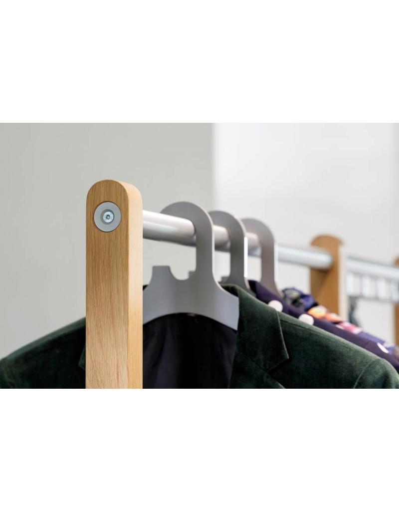 Cascando Cascando Round20 Single verrijdbare houten garderobe